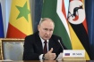 Ruský prezident Vladimir Putin během jednání s africkými lídry v Petrohradu, 17. června 2023.