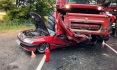 V Křelově-Břuchotíně nedaleko Olomouce se 10. července 2023 srazil řidič osobního auta s kombajnem. Vozidlo po nárazu zůstalo zaklíněno pod zemědělským strojem, zraněného řidiče museli ze zdemolovaného vraku vyprostit hasiči. 
