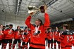  Hlinka Gretzky Cup hokejistů do 18 let, finále: Česko - Kanada, 5. srpna 2023, Břeclav.  
Liam Greentree z Kanady.
 