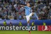 Fotbalový Superpohár UEFA:Manchester City - Sevilla FC, 16. srpna 2023, Atény. Erling Haaland z Manchesteru se raduje z gólu.