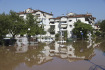Následky záplav po prudkých deštích v řeckém  městě Larisa. 8. září 2023. 