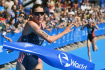 Závod žen Světového poháru v triatlonu 10. září 2023 v Karlových Varech. Gwen Jorgensenová (USA) 1. místo.