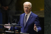 Americký prezident Joe Biden při projevu před Valným shromážděním Organizace spojených národů, 19. září 2023, New York.