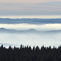 Mlha, smog - ilustrační foto.