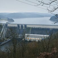 Vodní elektrárna Orlík (na snímku z 21. prosince 2016).