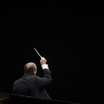 Dirigent, hudba - ilustrační foto.