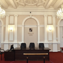 Ilustrační foto - Jednací místnost Ústavního soudu - ilustrační foto.