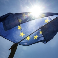 Vlajka Evropské unie - ilustrační foto.