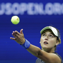 Ilustrační foto - Ruská tenistka Anna Kalinská v 1. kole US Open.