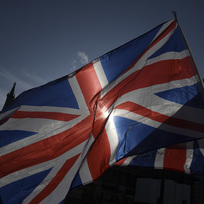 Ilustrační foto - Vlajky Velké Británie - ilustrační foto.