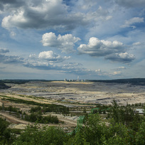 Polský hnědouhelný důl a elektrárna Turów na snímku pořízeném 27. května 2019.