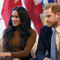 Ilustrační foto - Britský princ Harry s manželkou Meghan na snímku ze 7. ledna 2020.