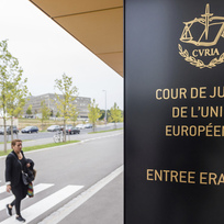 Soudní dvůr Evropské unie (EU) v Lucemburku.