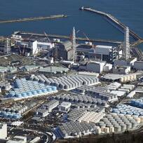 Ilustrační foto - Pohled na areál japonské jaderné elektrárny Fukušima na snímku z února 2021.