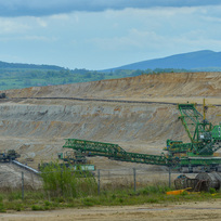 Hnědouhelný důl Turów v Polsku v blízkosti Hrádku nad Nisou na Liberecku na snímku z 25. května 2021.