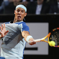 Španělský tenista Rafael Nadal ve 3. kole turnaje v Římě, 12. května 2022.
