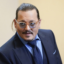 Herec Johnny Depp u soudu v okrese Fairfax ve Virginii, 27. května 2022.