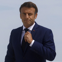 Francouzský prezident Emmanuel Macron na s nímku z 14. června 2022.