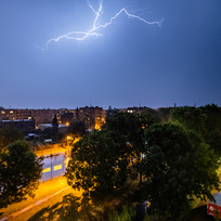 Ilustrační foto - Nad Hradcem Králové se v noci na 30. června 2022 přehnala bouřka.