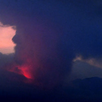 Výbuch japonské sopky Sakuradžima. (24. července, 2022)