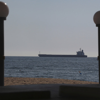 Nákladní loď s ukrajinským obilím - ilustrační foto. 