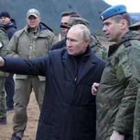 Ilustrační foto - Ruský prezident Vladimir Putin na návštěvě armádního výcvikového centra v Rjazaňské oblasti, 20. října 2022.