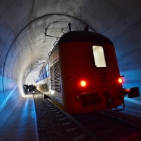 Prezentační jízda po modernizovaném úseku železniční tratě Brno - Blansko za účasti premiéra ČR Petra Fialy,10. prosince 2022. 