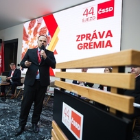 Ilustrační foto -  44. sjezd České strany sociálně demokratické, 7.ledna 2023 Brno.
Na snímku Michal Šmarda 