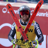 Super-G ve Wengenu. Na snímku norský lyžař Aleksander Aamodt Kilde ve Švýcarsku 13. ledna 2023.