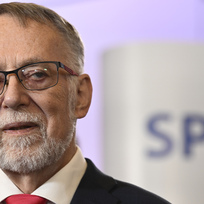 Neúspěšný kandidát na prezidenta Jaroslav Bašta (SPD).