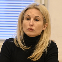 Soud projednal odvolání v případu Jitky Rudovičové (na snímku), které pražský městský soud nepravomocně uložil 13 let vězení, 24. ledna 2023, Praha.