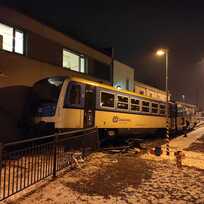 V Českém Těšíně v noci 7. února 2023 vykolejil osobní vlak. Nikdo nebyl zraněn. 