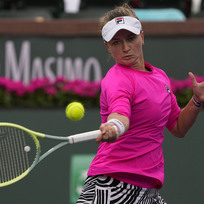 Ilustrační foto - Tenisový turnaj v Indian Wells. Na snímku česká tenistka Barbora Krejčíková v Kalifornii 14. března 2023.