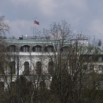 Ilustrační foto - Budova ruského velvyslanectví v Praze, 20. dubna 2021.