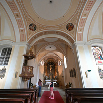 Noc kostelů otevřela 2. června 2023 veřejnosti hřbitovní kostelík Povýšení sv. Kříže v Rajhradě na Brněnsku.