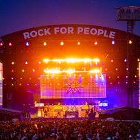 Americká kapela Slipknot na festivalu Rock for People, 8. června 2023, Hradec Králové.