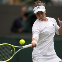 Tenisový Wimbledon v Londýně (tráva, dotace 44,7 milionu liber): Ženy: Dvouhra - 1. kolo, 5. července 2023. Barbora Krejčíková z Česka. 