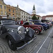 Sraz historických vozidel Veteránem nejen Kroměřížskem, 5. srpna 2023, Kroměříž.