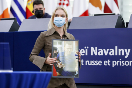 Ihre Tochter erhielt den Sacharow-Preis im Namen von Nawalny