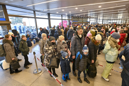 Centrum Pragi przyjęło w poniedziałek 2945 uchodźców, łącznie ponad 36 000