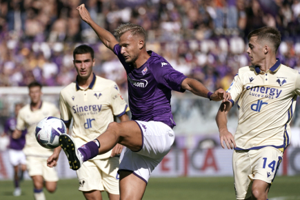 La Fiorentina ha battuto il Verona con Barák, il Napoli ha battuto il Milan