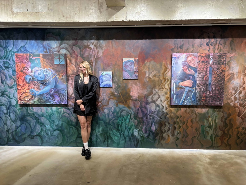 Malířka Markéta Kolářová zahájila sólo výstavu v Hongkongu