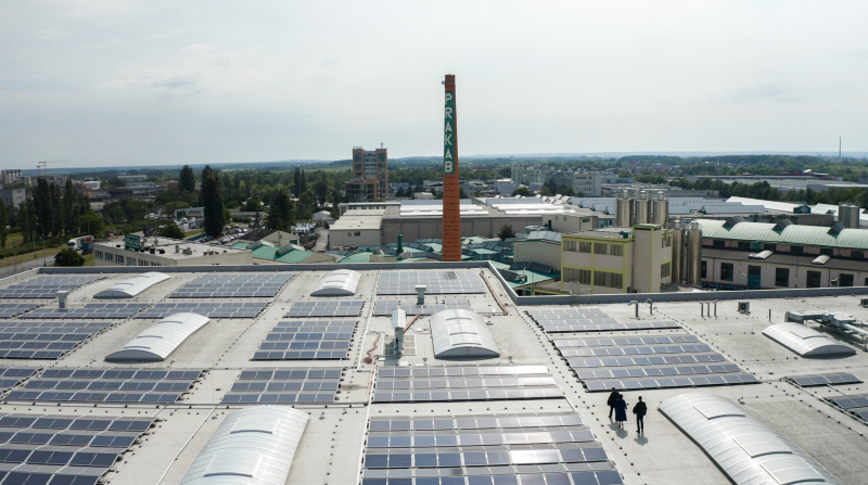 PRAKAB uvedl do provozu jednu z největších fotovoltaických elektráren v Praze
