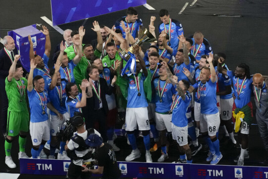 Il Napoli ha salutato il campionato con la vittoria contro la Sampdoria