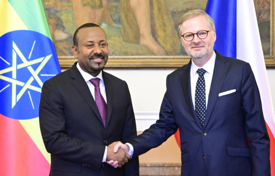 Fiala jednal s etiopským premiérem Ahmedem o ekonomické spolupráci