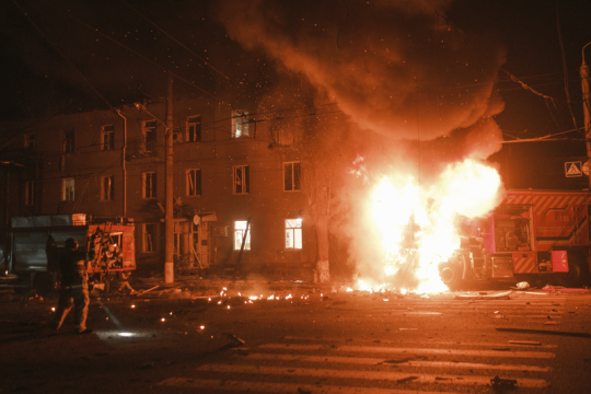 Rusko ostřelovalo ukrajinský Charkov, poničeny byly čtyři obytné domy