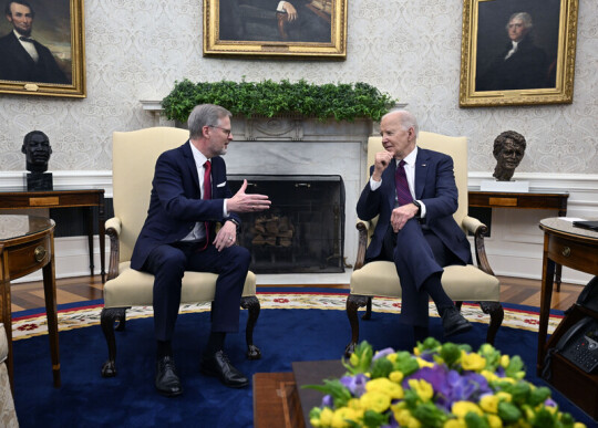 Americký prezident Biden přijal českého premiéra Fialu