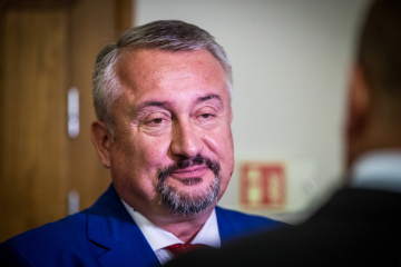 Advokát Miloše Zemana Marek Nespala, 8. září 2022.