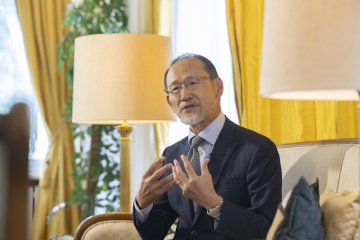 Japonský velvyslanec Hideo Suzuki, 27. června 2023, Praha.