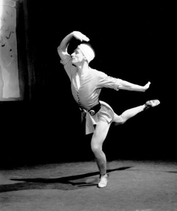 Tanečník a choreograf Miroslav Kůra (na snímku z roku 1972). 